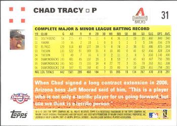 2007 Topps Opening Day #31 Chad Tracy Back