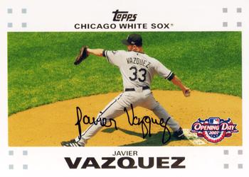 2007 Topps Opening Day #56 Javier Vazquez Front