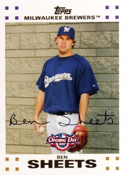 2007 Topps Opening Day #65 Ben Sheets Front