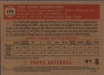 2007 Topps Rookie 1952 Edition #179 Joel Hanrahan Back