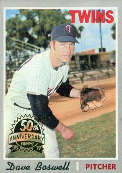 2019 Topps Heritage - 50th Anniversary Buybacks #325 Dave Boswell Front