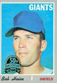 2019 Topps Heritage - 50th Anniversary Buybacks #478 Bob Heise Front