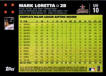 2007 Topps Updates & Highlights #UH10 Mark Loretta Back