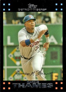 2007 Topps Updates & Highlights #UH75 Marcus Thames Front