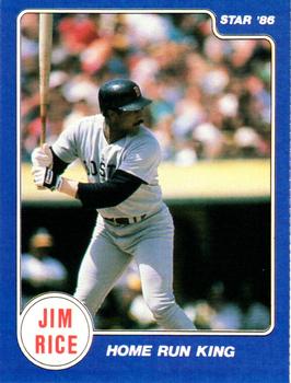 1986 Star Jim Rice - Separated #7 Jim Rice Front