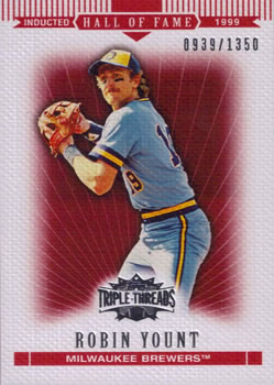 2007 Topps Triple Threads #124 Robin Yount Front