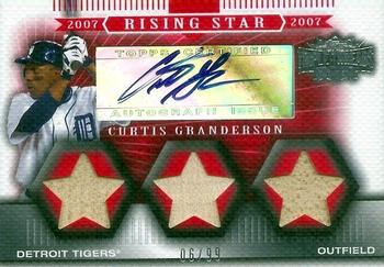 2007 Topps Triple Threads #129 Curtis Granderson Front