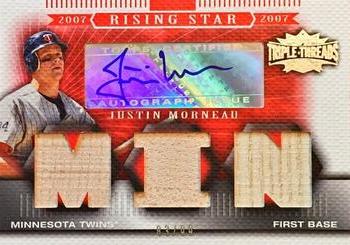 2007 Topps Triple Threads #128 Justin Morneau Front
