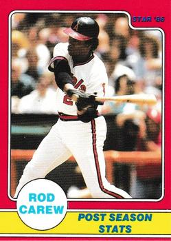 1986 Star Rod Carew - Separated #3 Rod Carew Front