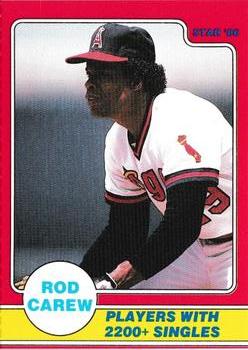 1986 Star Rod Carew - Separated #18 Rod Carew Front