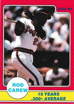 1986 Star Rod Carew - Separated #19 Rod Carew Front