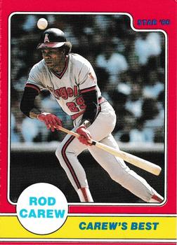 1986 Star Rod Carew - Separated #21 Rod Carew Front