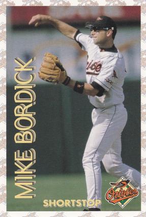 1997 Hershey's Baltimore Orioles #18 Mike Bordick Front