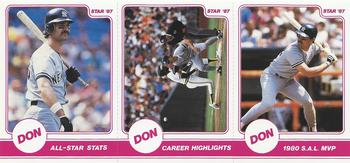 1987 Star Don Mattingly - Sticker Panels #NNO Don Mattingly Front