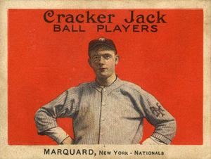 1914 Cracker Jack (E145) #43 Rube Marquard Front