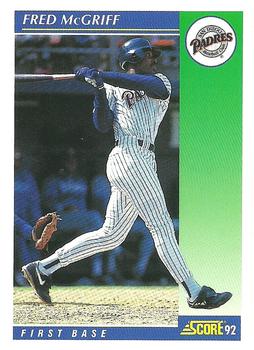 1992 Score #7 Fred McGriff Front