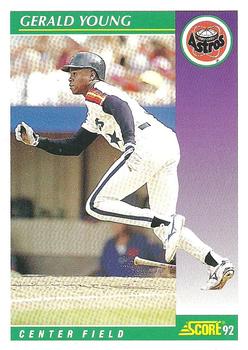 1992 Score #346 Gerald Young Front