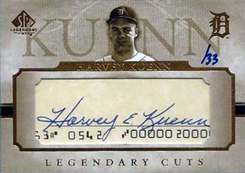 2005 SP Legendary Cuts - Autograph Cuts #LC-HK Harvey Kuenn Front