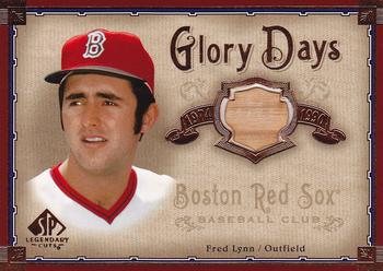 2005 SP Legendary Cuts - Glory Days Material #GD-FL Fred Lynn Front