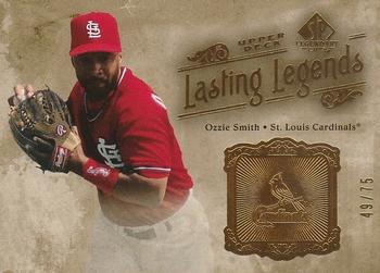 2005 SP Legendary Cuts - Lasting Legends Gold #LL-OS Ozzie Smith Front