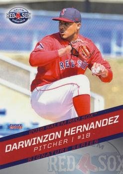 2018 Choice Salem Red Sox #08 Darwinzon Hernandez Front