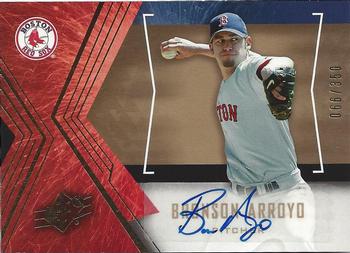 2005 SP Collection - SPx Signatures #11 Bronson Arroyo Front