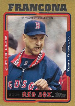 2005 Topps - Gold #271 Terry Francona Front