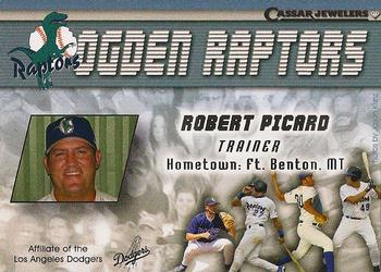 2004 Cassar Jewelers Ogden Raptors #NNO Robert Picard Back