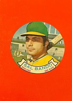 1973 Topps Candy Lids - Proofs #NNO Sal Bando Front