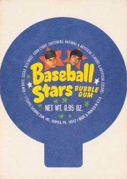 1973 Topps Candy Lids - Proofs #NNO Tom Seaver Back