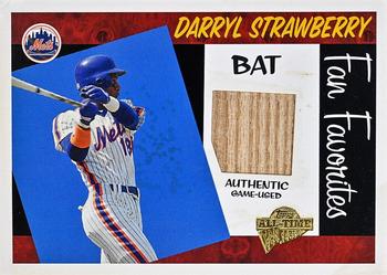 2005 Topps All-Time Fan Favorites - Relics #FFR-DS Darryl Strawberry Front