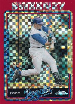 2005 Topps Chrome - Red X-Fractors #85 Mike Sweeney Front