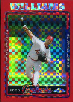 2005 Topps Chrome - Red X-Fractors #210 Woody Williams Front