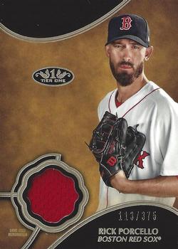 2019 Topps Tier One - Tier One Relics #T1R-RP Rick Porcello Front