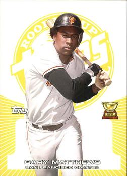 2005 Topps Rookie Cup - Yellow #29 Gary Matthews Front