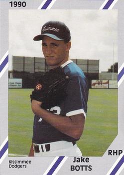 1990 Diamond Cards Kissimmee Dodgers #2 Jake Botts Front