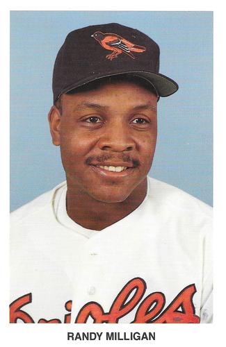 1989 Baltimore Orioles Postcards #NNO Randy Milligan Front