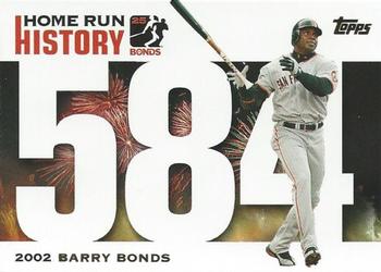 2005 Topps Updates & Highlights - Barry Bonds Home Run History #BB 584 Barry Bonds Front