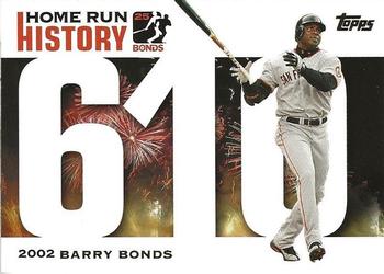 2005 Topps Updates & Highlights - Barry Bonds Home Run History #BB 610 Barry Bonds Front