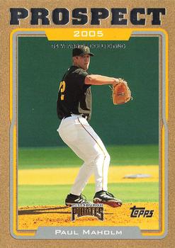 2005 Topps Updates & Highlights - Gold #UH101 Paul Maholm Front