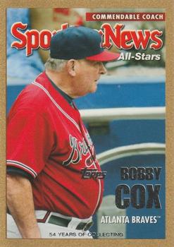 2005 Topps Updates & Highlights - Gold #UH172 Bobby Cox Front