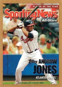 2005 Topps Updates & Highlights - Gold #UH174 Andruw Jones Front