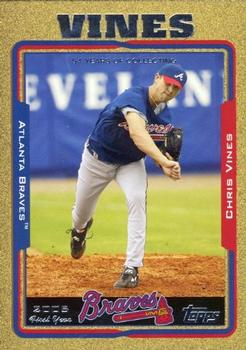 2005 Topps Updates & Highlights - Gold #UH229 Chris Vines Front
