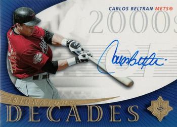 2005 UD Ultimate Signature Edition - Decades #SD-CB Carlos Beltran Front