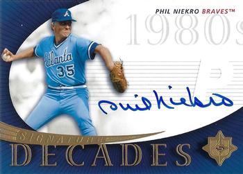 2005 UD Ultimate Signature Edition - Decades #SD-PN Phil Niekro Front