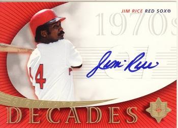 2005 UD Ultimate Signature Edition - Decades #SD-JR Jim Rice Front
