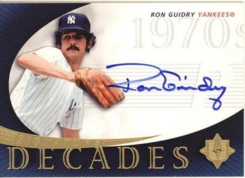 2005 UD Ultimate Signature Edition - Decades #SD-RG Ron Guidry Front