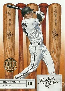 2019 Panini Leather & Lumber - Embossed Gold Proof #51 Trey Mancini Front