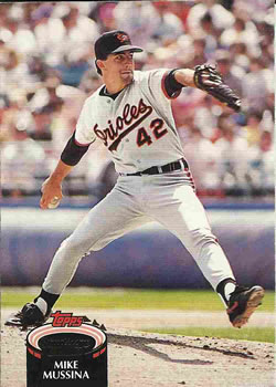 1992 Stadium Club #225 Mike Mussina Front