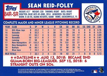 2019 Topps - 1984 Topps Baseball 35th Anniversary Rookies #84R-SR Sean Reid-Foley Back